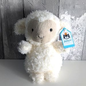 Jellycat little lamb soft plush - white